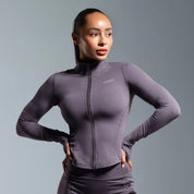 Grey Essential Full Zip Jacket