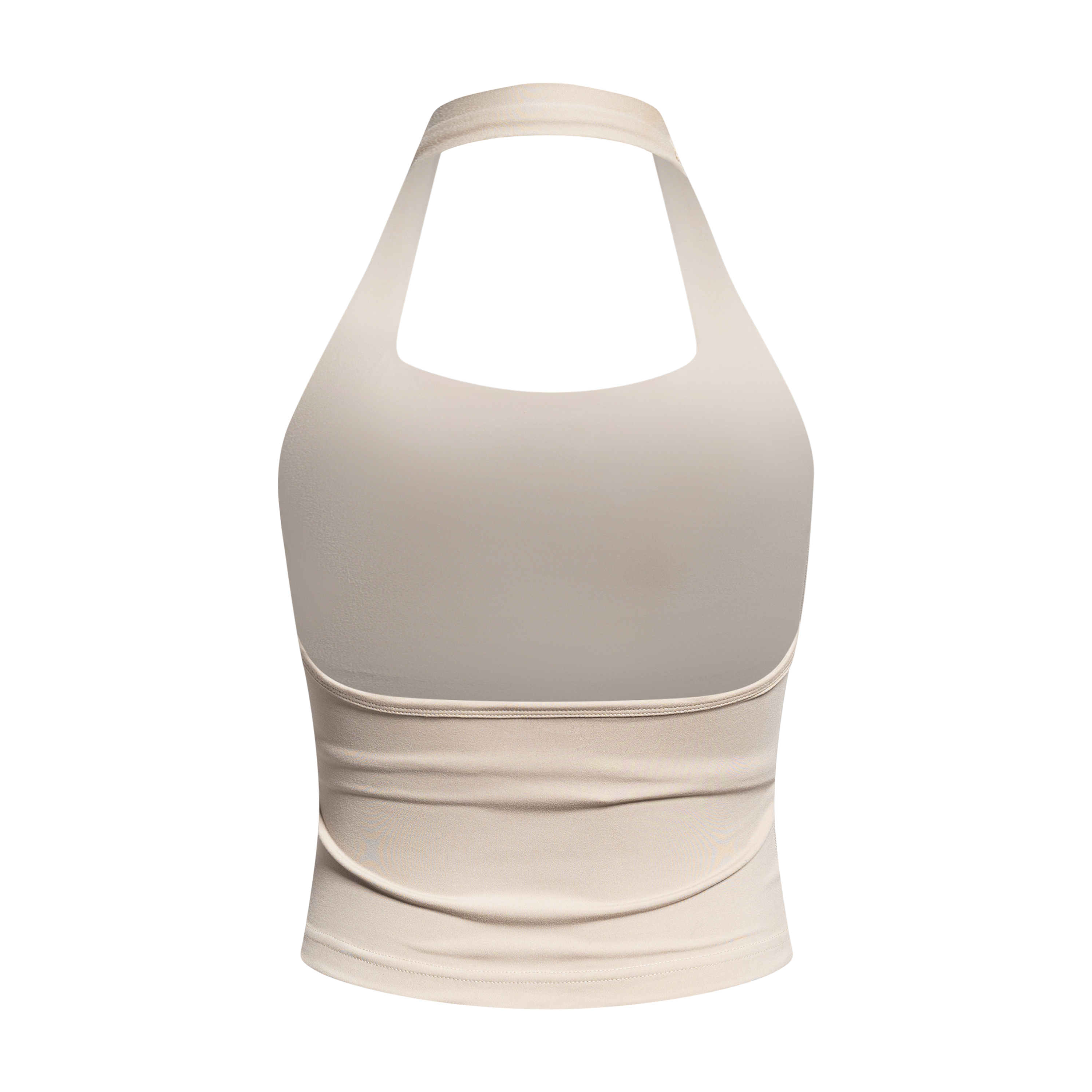Beige Timeless Square Neck Vest