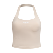 Beige Timeless Square Neck Vest