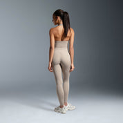 Beige Timeless Square Neck Vest