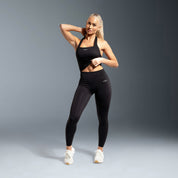 Black Essential High Waisted Timeless Leggings