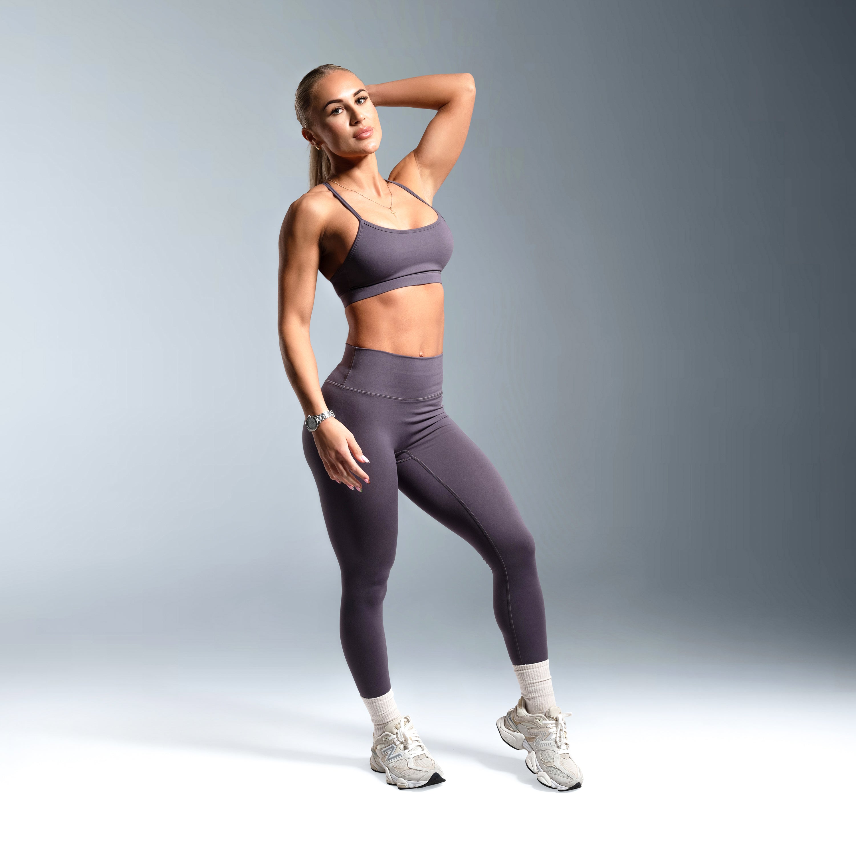 Grey Essential High Waisted Timeless Leggings