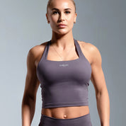 Grey Timeless Square Neck Vest