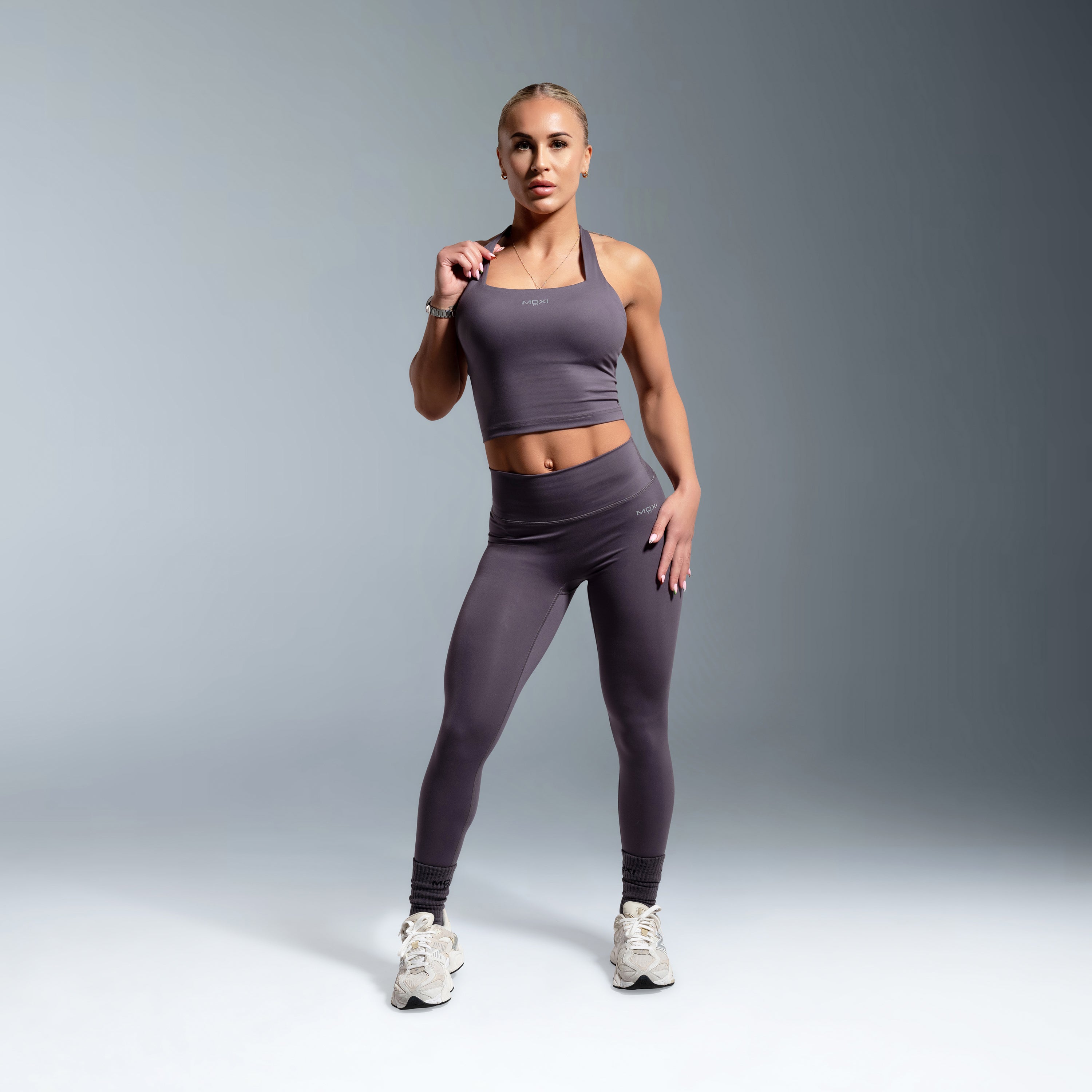Grey Essential High Waisted Timeless Leggings