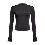 Black Essential Long Sleeve Top