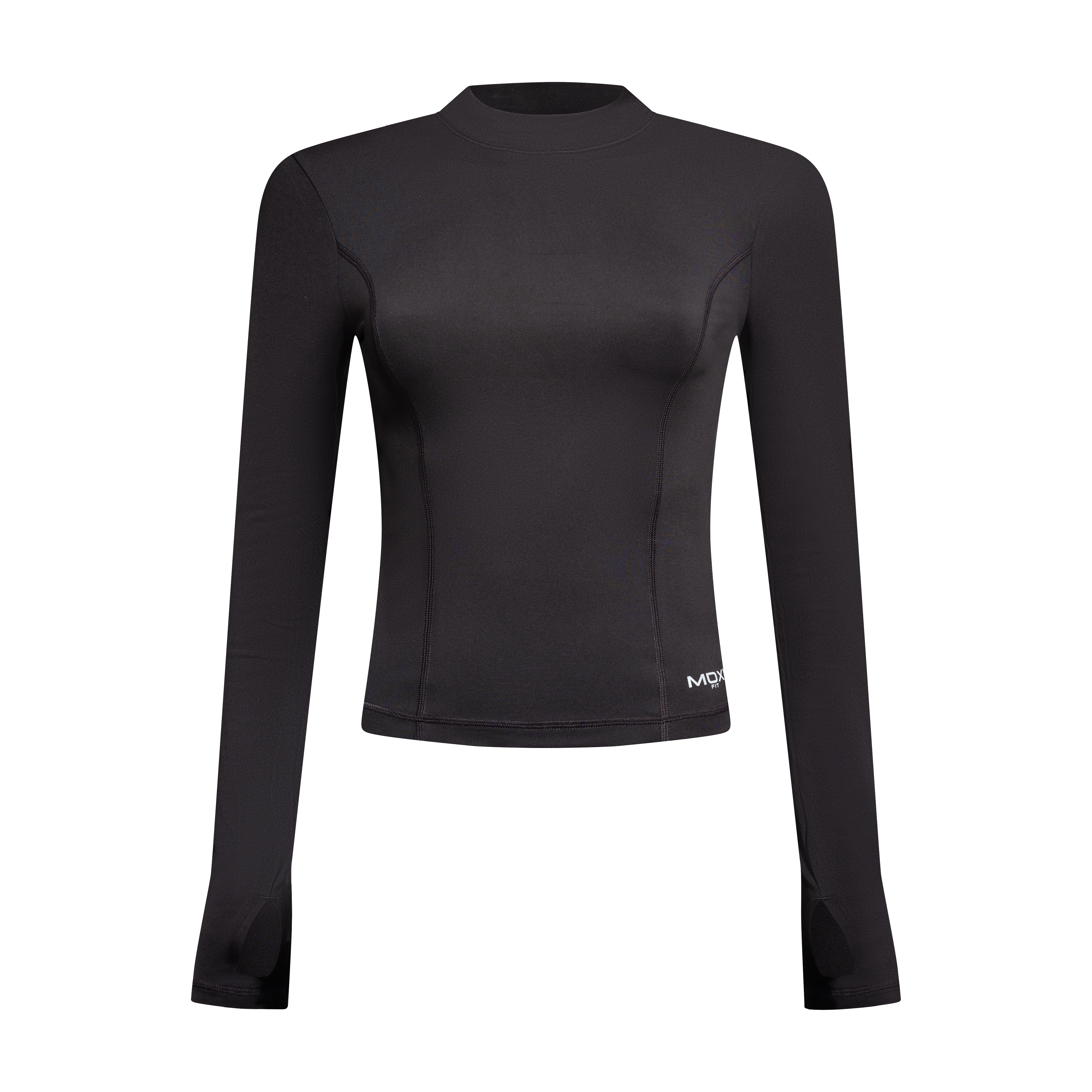 Black Essential Long Sleeve Top