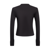 Black Essential Long Sleeve Top