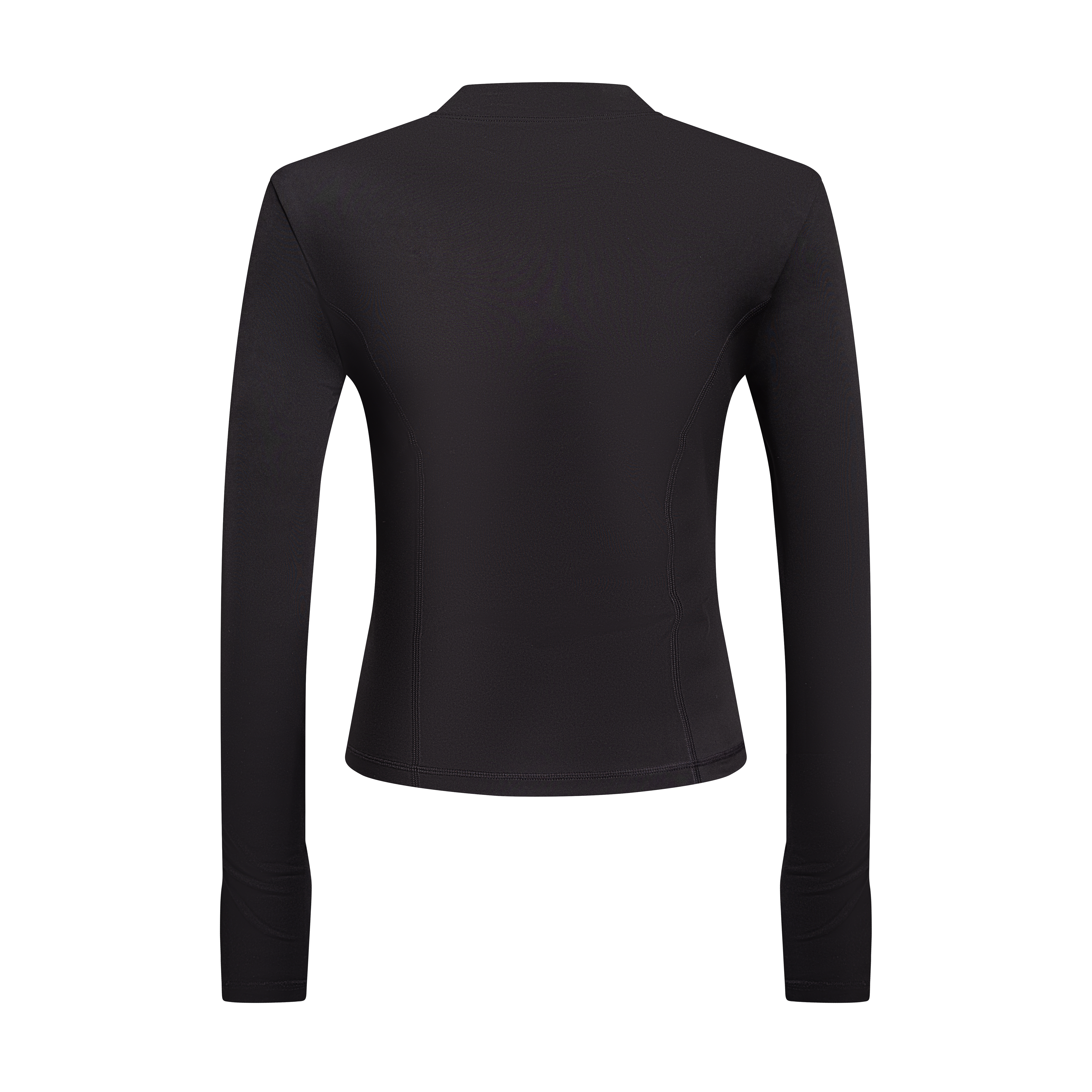 Black Essential Long Sleeve Top