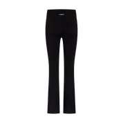 Black Essential High Waisted Flared Leggings
