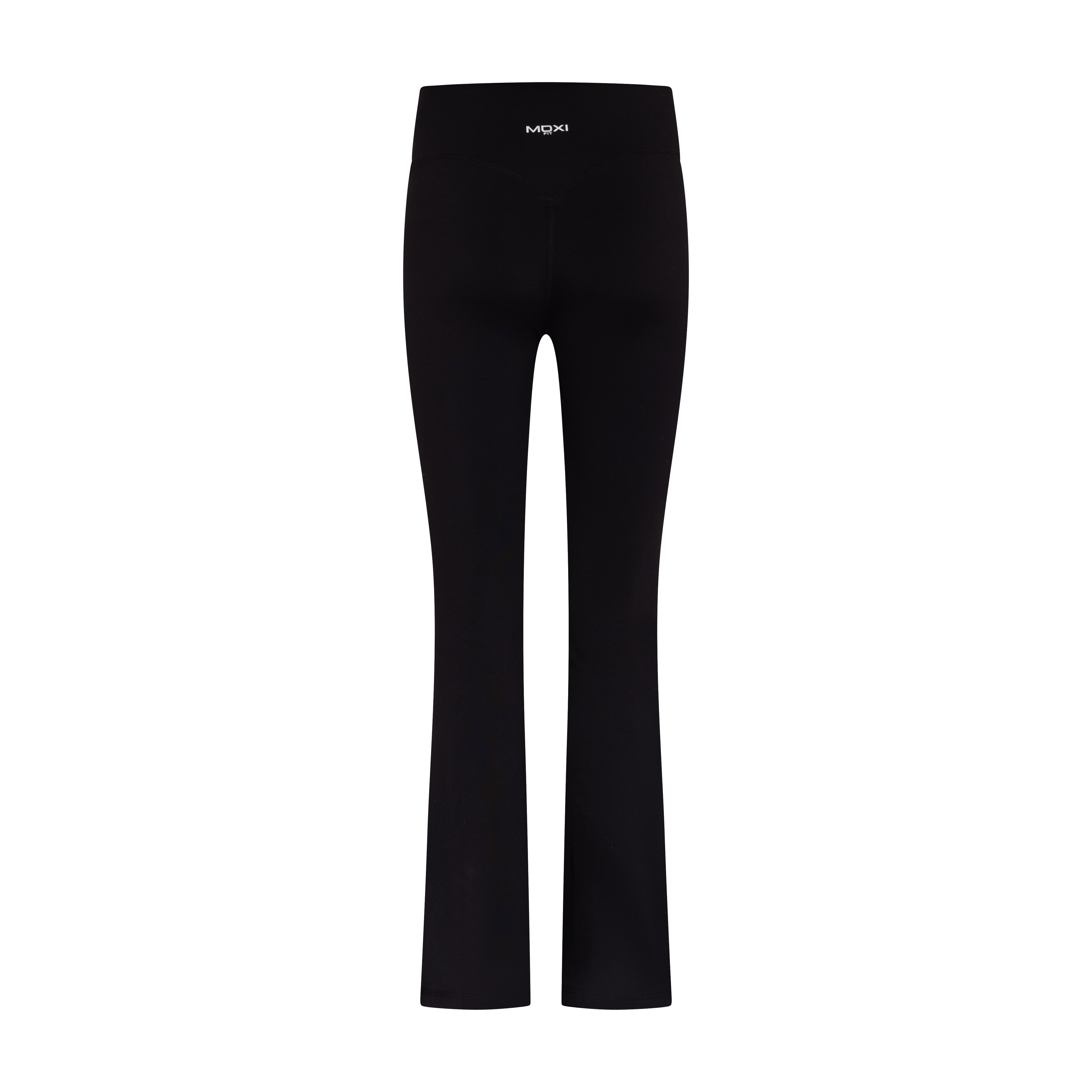 Black Essential High Waisted Flared Leggings