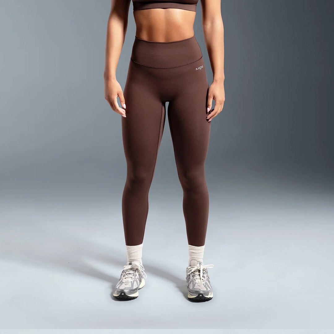 Brown Essential High Waisted Timeless Leggings